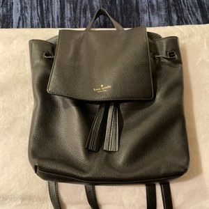 Black Kate Spade backpack